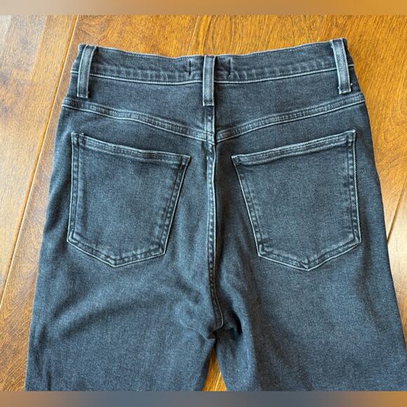 NEW Agolde Pinch Waist High Rise Kick Flare Jeans Panoramic Black Women’s 27 - Picture 6 of 7